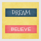 Постер 20 х 20 см Вдохновляющие