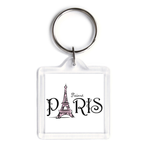 Брелок с принтом Paris