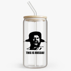 Банка с бамбуковой крышкой