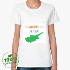 Женская футболка органик