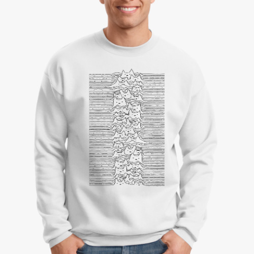 Свитшот с принтом Cat Division