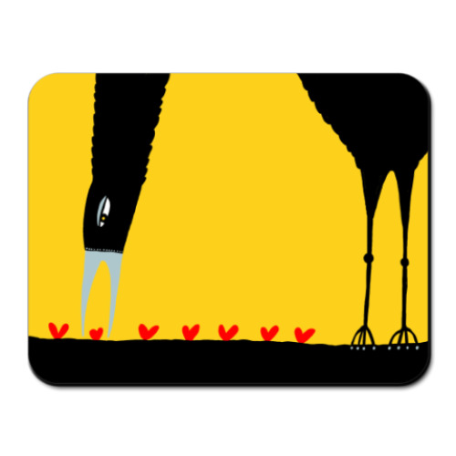 Коврик для мыши с принтом  Корм