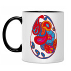 Кружка двухцветная