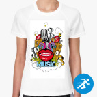 Женская спортивная футболка