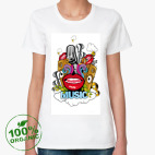 Женская футболка органик