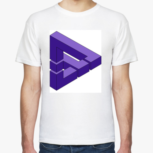 Футболка с принтом Optical illusion