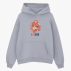 Толстовка худи оверсайз