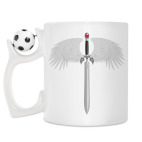 Кружка с футбольным мячиком