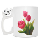 Кружка с футбольным мячиком