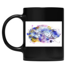 Кружка цветная UV-DTF