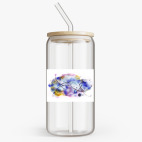 Банка с бамбуковой крышкой