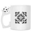 Кружка с футбольным мячиком