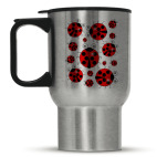 Кружка-термос металлик Лето