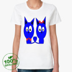 Женская футболка органик