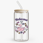 Банка с бамбуковой крышкой