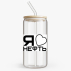 Банка с бамбуковой крышкой