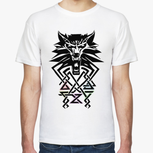 Футболка с принтом Ведьмак. Геральт. Witcher