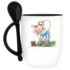 Кружка с ложкой