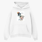 Толстовка худи оверсайз