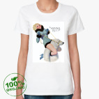 Женская футболка органик