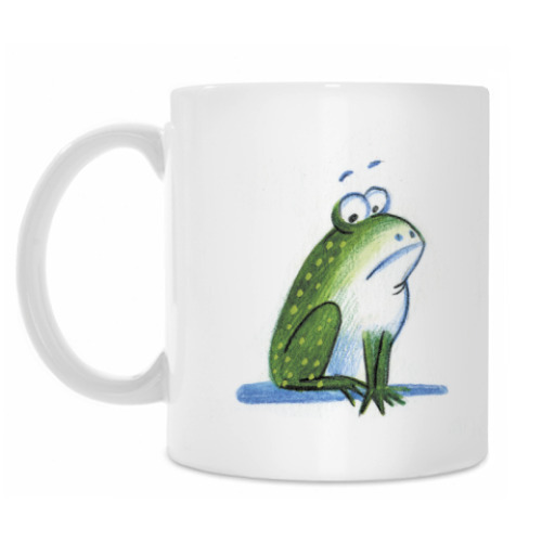 Кружка с принтом Лягушка