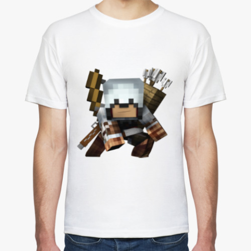 Футболка с принтом Minecraft: Ассасин