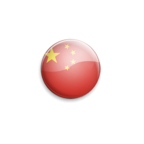 Значок 25мм с принтом China
