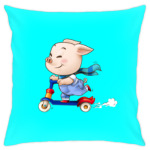 Хрюндель на самокате