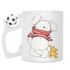Кружка с футбольным мячиком