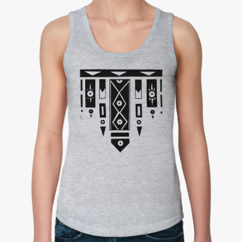 Женская майка с принтом Геометрия вещей