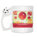 Кружка с футбольным мячиком