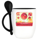 Кружка с ложкой