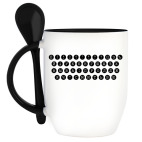 Кружка с ложкой