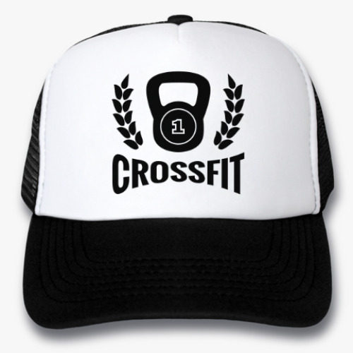 Кепка-тракер с принтом Кроссфит логотип с гирей