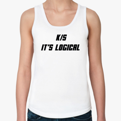 Женская майка с принтом  майка