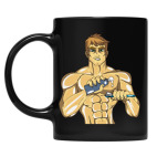 Кружка цветная UV-DTF