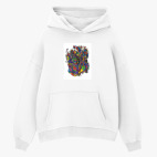 Толстовка худи оверсайз