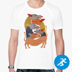 Мужская спортивная футболка