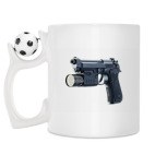Кружка с футбольным мячиком