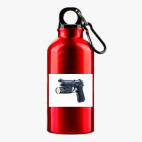 Металлическая бутылка 400 мл UV-DTF