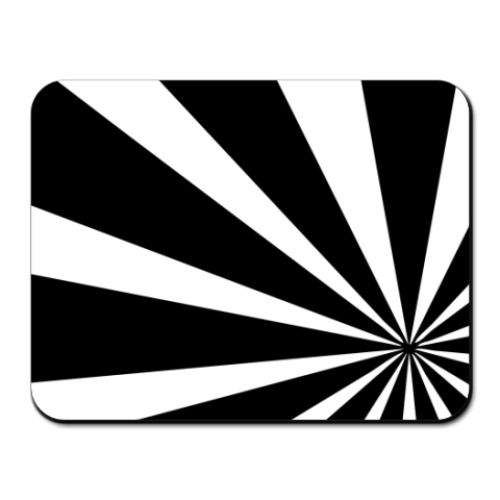 Коврик для мыши с принтом Лучи