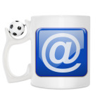 Кружка с футбольным мячиком