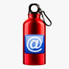 Металлическая бутылка 400 мл UV-DTF