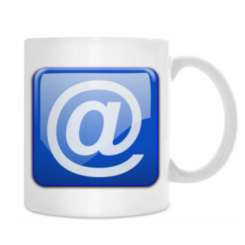 Кружка с принтом m@il