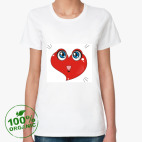 Женская футболка органик