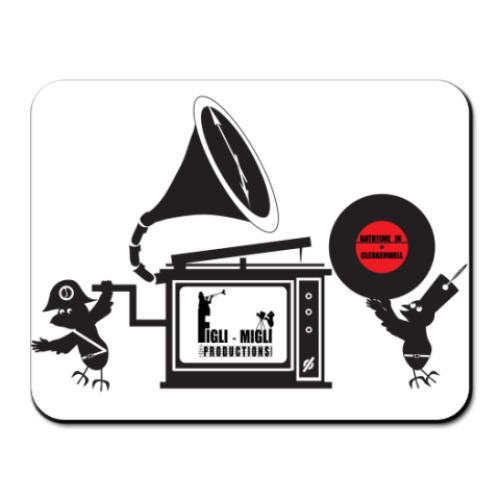 Коврик для мыши с принтом Figli Migli
