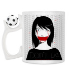 Кружка с футбольным мячиком