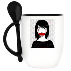 Кружка с ложкой