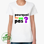 Женская футболка органик