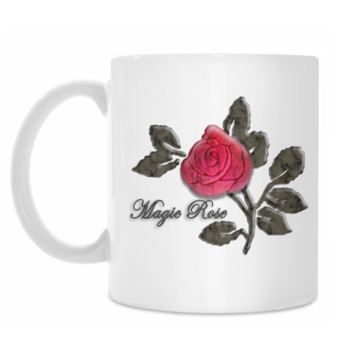 Кружка с принтом Magic Rose
